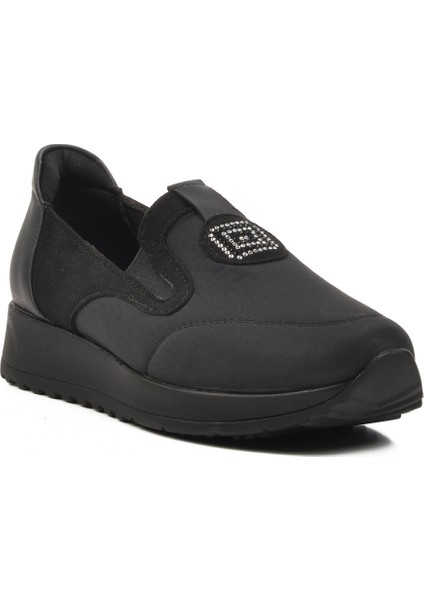 Siyah Kadın Düz Rahat Günlük Ayakkabı modelleri