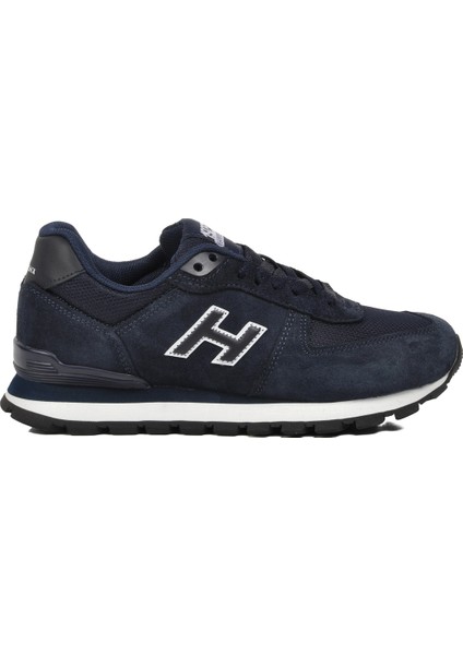 Lacivert Beyaz Deri Sneaker