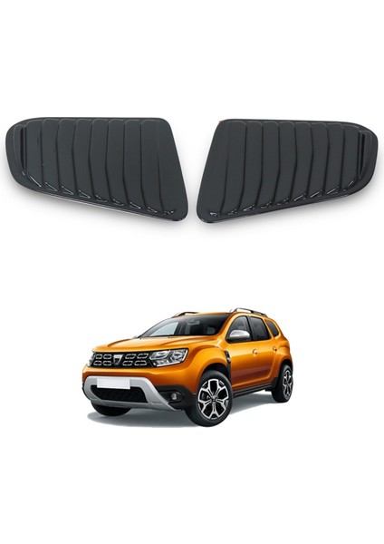 Dacia Duster Arka Cam Kelebek - Vent (2 Parça) | 2018-2024 Arası