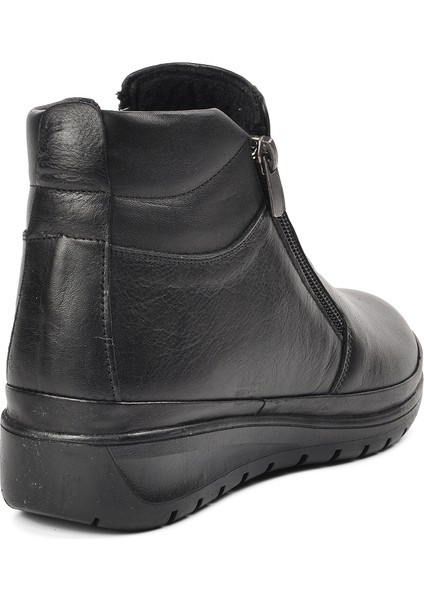 Siyah Hakiki Deri Kadın Bot indirimleri
