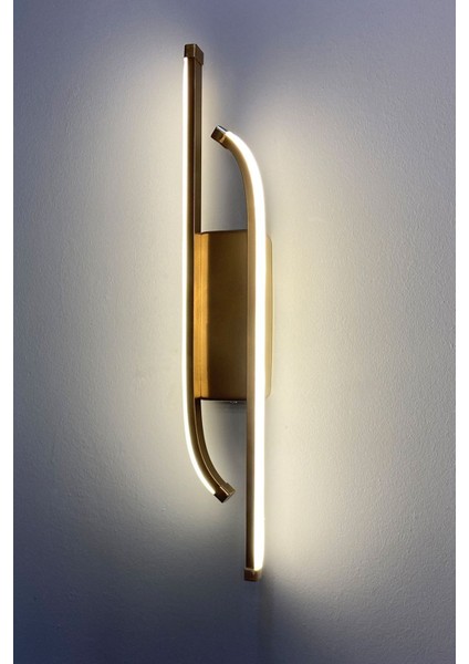 Gold Laura Modern 3 Renk Işık Ledli Duvar Aplik