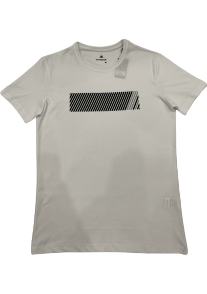 Erkek-Baskılı T-Shirt- Beyaz fiyatları