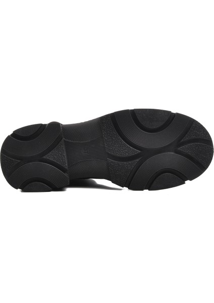 Siyah Nubuk Deri Kadın Biker Bot indirimleri