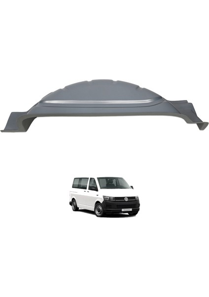 VW Transporter T6 Kasa İçi Davlumbaz Kaplama - uzun Şase (2 Parça) | 2015-2023 Arası