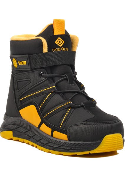 Siyah Sarı Unisex Çocuk Bot