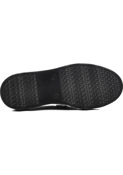 Siyah Poliüretan Kadın Düz Rahat Günlük Ayakkabı indirimleri