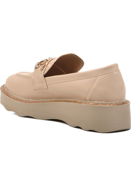Bej Kadın Loafer Ayakkabı fırsatları