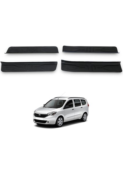 Dacia Lodgy Kapı Eşiği - ABS (4 Parça) | 2012 ve Sonrası