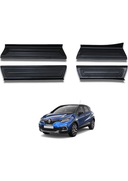 Renault Captur Kapı Eşiği - ABS (4 Parça) | 2013-2019 Arası