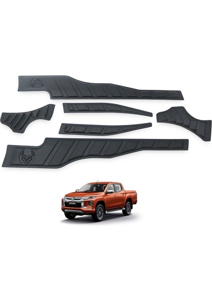 Mitsubishi L200 Dodik Kapı Seti - Yarasa (6 Parça) | 2019 ve Sonrası fiyatları