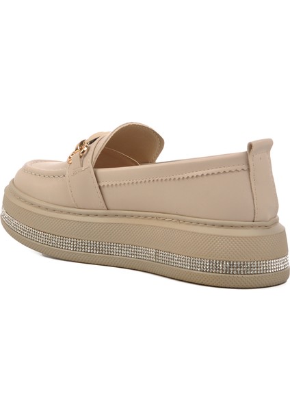 Bej Kadın Loafer Ayakkabı fırsatları
