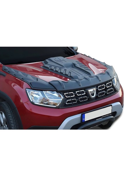 Dacia Duster Ön Kaput Koruyucu - Dragon (3 Parça) | 2010-2018 Arası modelleri