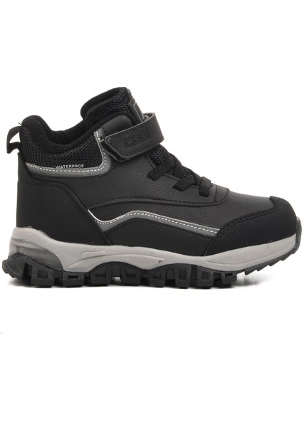 Siyah Cırtlı Unisex Çocuk Outdoor Bot