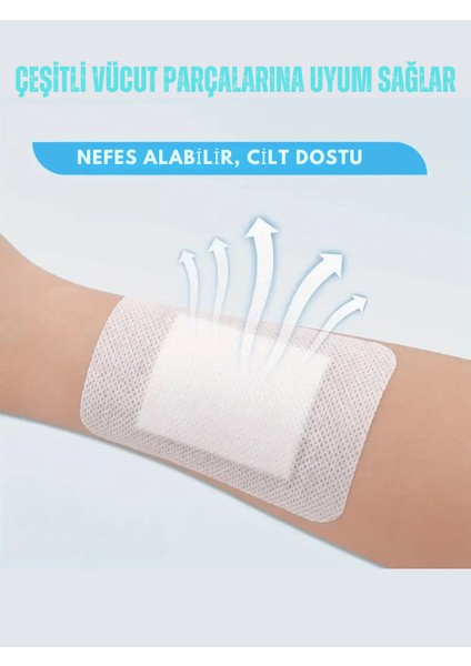 Esnek Steril (Nonwoven) Yara Örtüsü , Emici (10 Adet)