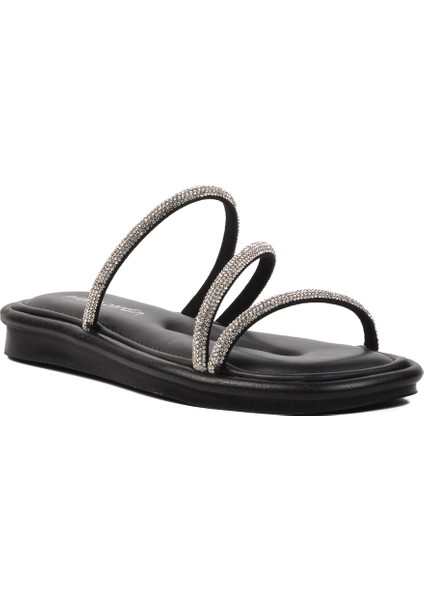 Siyah Kadın Terlik modelleri