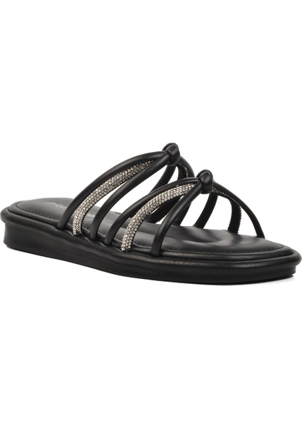 Siyah Kadın Terlik modelleri