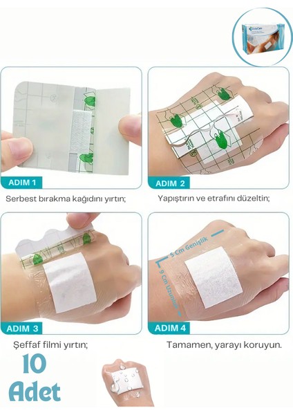 Su Geçirmez Şeffaf Pu Film Pedli Örtü 10 Adet fiyatları