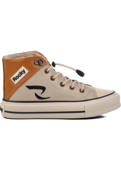 Bej Taba Çocuk Hi Sneaker Ayakkabı