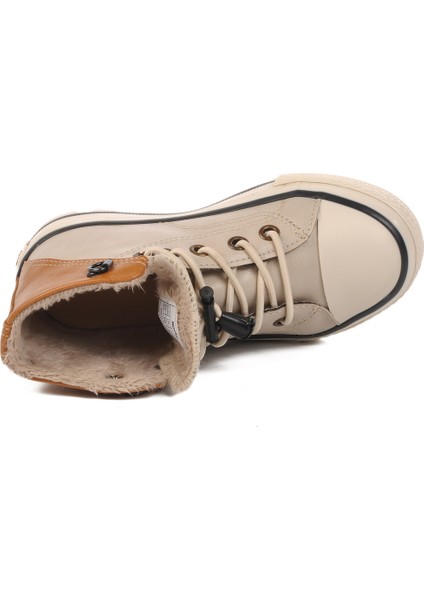 Bej Taba Çocuk Hi Sneaker Ayakkabı