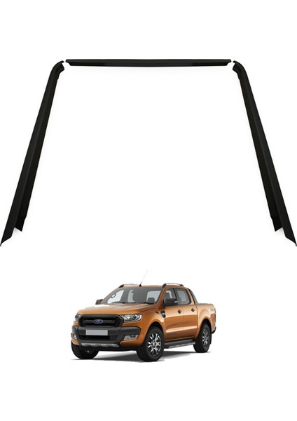 Ford Ranger Kasa Kenar Koruma Seti (3 Parça) | 2019-2022 Arası