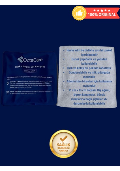 Termojel Sıcak / Soğuk Kompres 13 cm x 28 cm Kılıflı fiyatları
