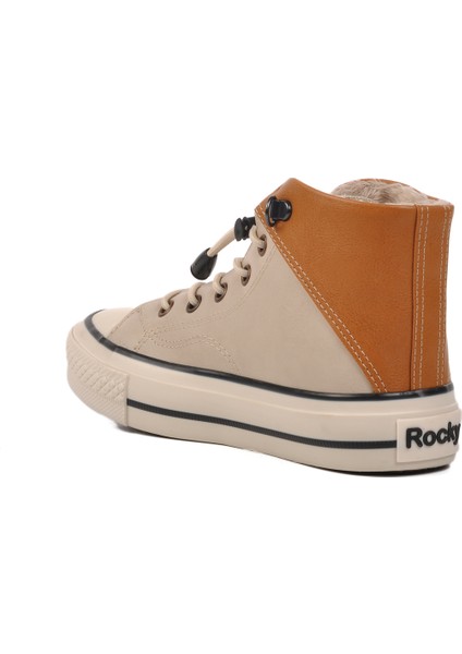 Bej Taba Çocuk Hi Sneaker Ayakkabı