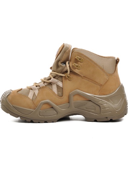 Bej Nubuk Trekking Outdoor Bot