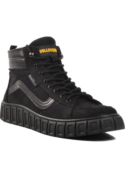 Siyah Nubuk Sneaker Erkek Bot