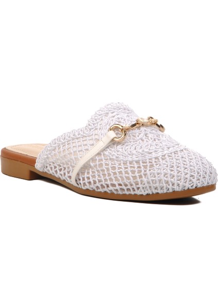 Beyaz Kadın Terlik modelleri