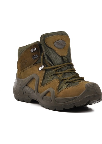 Haki Yeşil Nubuk Trekking Outdoor Bot