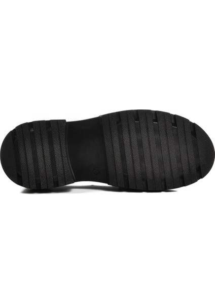 Siyah Cilt Kadın Günlük Loafer Ayakkabı indirimleri