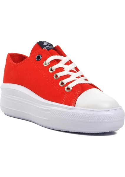 Kırmızı Kadın Spor Ayakkabı Sneaker modelleri