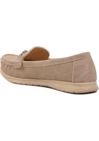 Bej Kadın Düz Rahat Günlük Ayakkabı fırsatları