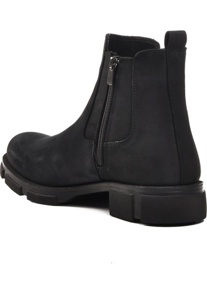 Siyah Nubuk Erkek Biker Bot fırsatları