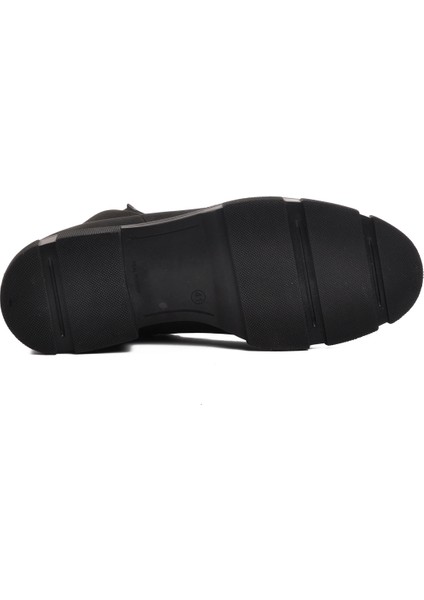 Siyah Nubuk Erkek Biker Bot indirimleri