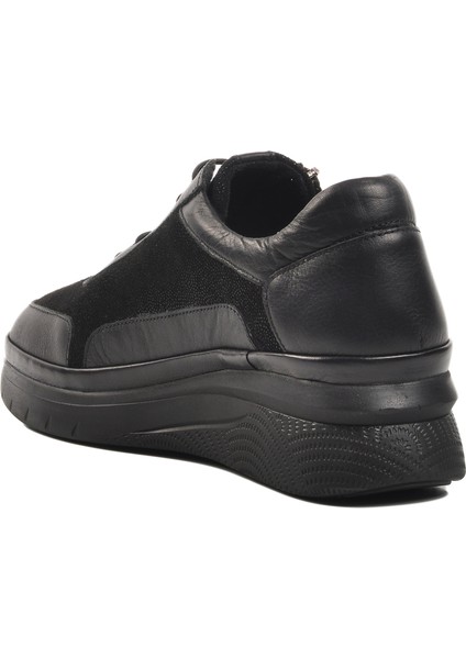 Siyah Kadın Düz Rahat Günlük Ayakkabı fırsatları