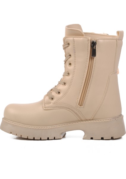 Bej Içi Kürklü Kız Çocuk Bot fiyatları