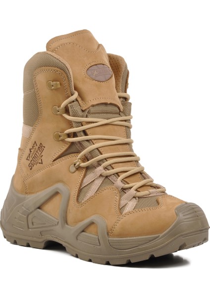 Bej Nubuk Trekking Outdoor Bot
