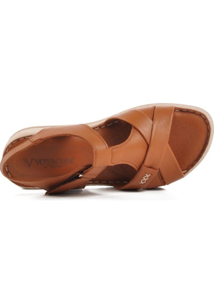 Taba Deri Kadın Sandalet fırsatları