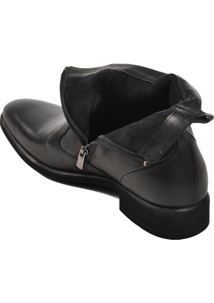 Siyah Deri Klasik Erkek Bot fırsatları