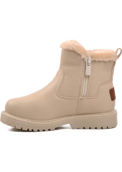 Bej Içi Kürklü Kız Çocuk Bot fiyatları