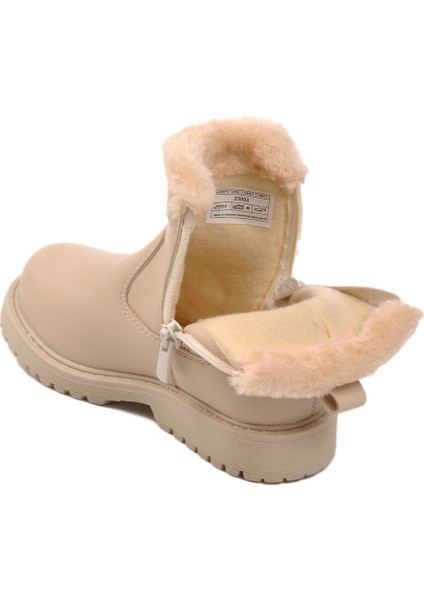 Bej Içi Kürklü Kız Çocuk Bot fırsatları