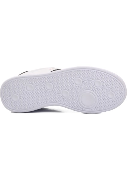 Beyaz Siyah Unisex Spor Ayakkabı