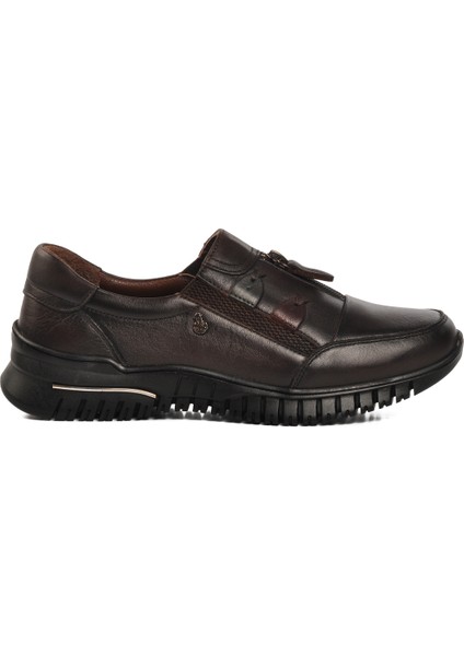 Kahve Kadın Deri Günlük Ayakkabı