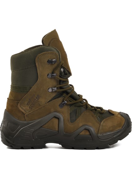 Haki Yeşil Nubuk Trekking Outdoor Bot