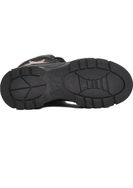 Siyah Zümrüt Içi Polarlı Kız Çocuk Bot indirimleri