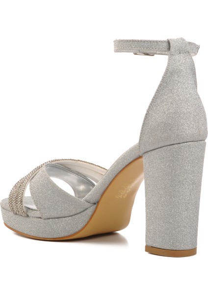 Gümüş Gri Kadın Abiye Ayakkabı fırsatları