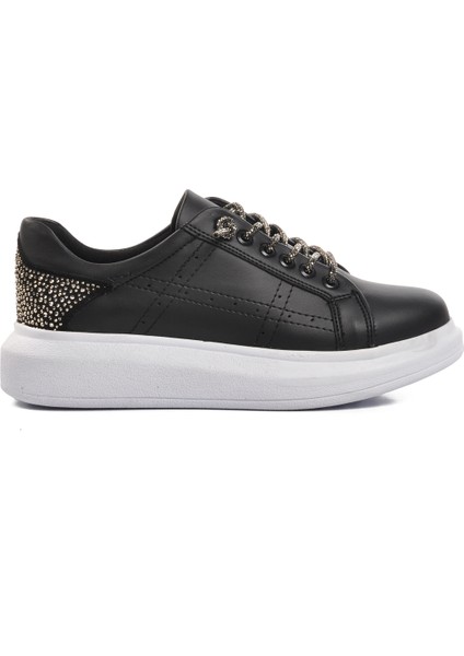 Siyah Beyaz Kadın Sneaker