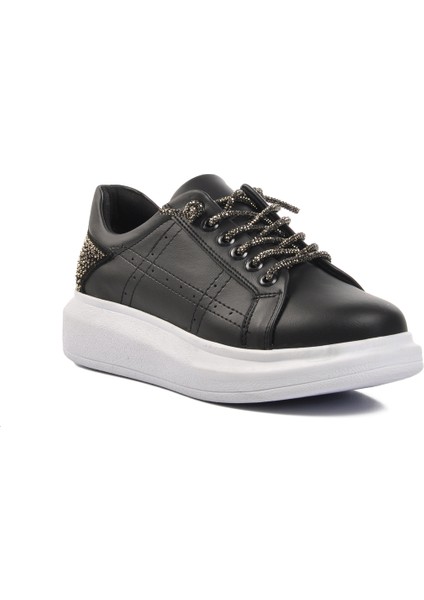Siyah Beyaz Kadın Sneaker