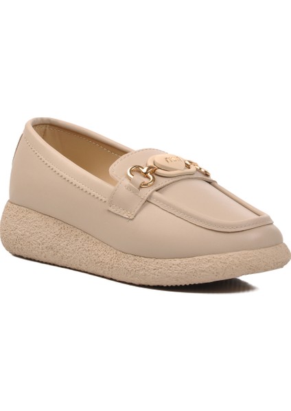 Bej Cilt Kadın Düz Rahat Günlük Ayakkabı modelleri